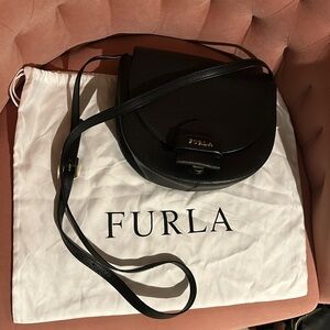 Black Furla crossbody bag